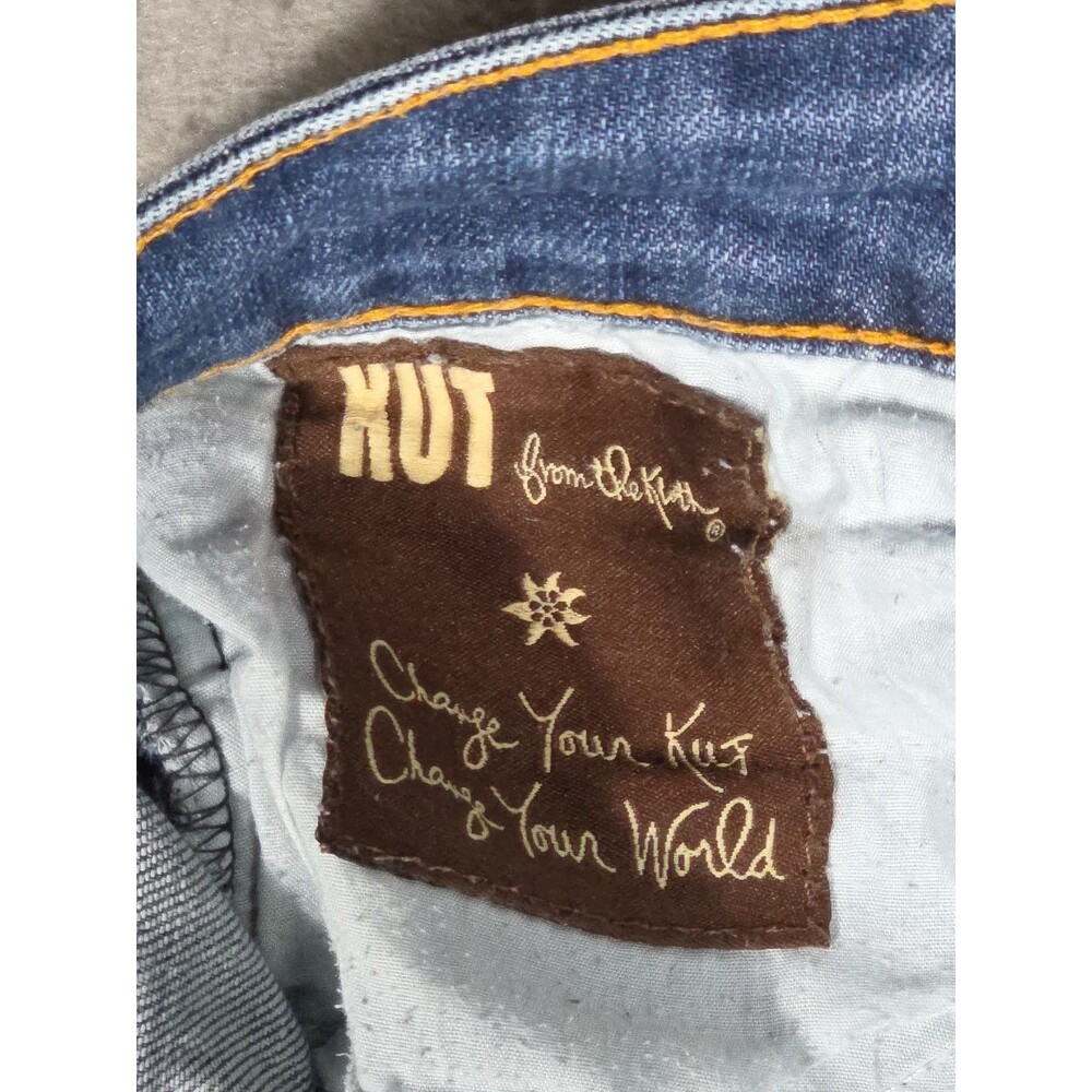 Kut From The Kloth Womens Natalie High Rise Bootcut Jeans Size 12 Medium Wash - Picture 9 of 12
